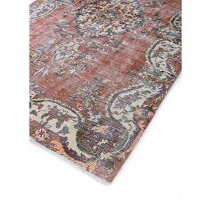 Alfombra de Lana Anudada a Mano de Gran Tamaño, Estilo Vintage, con Medallón Rojo Anaranjado Clásico para Sala de Estar, Pasillo Rectangular - Pae-2079 - Product Image 2