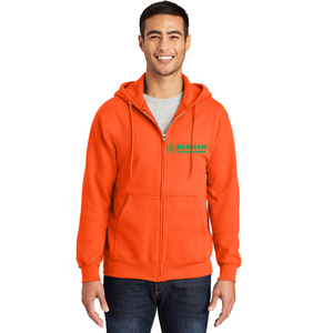 Manufacturer Direct High Quality Men's Winter Sweatshirt 100% Cotton Zipper Hoodie Solid Quick Dry Breathable Fleece - Product Image 1
