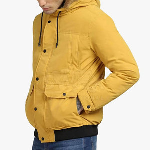 Veste parka décontractée pour homme en couleur unie 2025, streetwear, nouvelle mode, coupe-vent, veste parka pour homme - Product Image 3