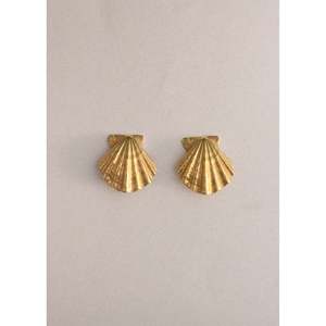 Boucles d'oreilles vintage plaquées or à clipser, motif papillon tendance avec diamants et perles, idéales pour les fêtes et les cadeaux - Product Image 1