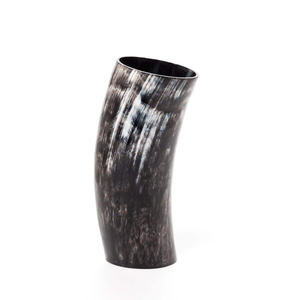 Polished Ox Horn Whisky Glass Reusable Leak-Proof Eco-Friendly Rustic <b>Tableware</b> Lid Home Party Hiking <b>Halloween</b> MULTI CRAFT - Product Image 5