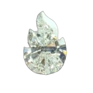 ห้องปฏิบัติการสร้างรูปทรงเปลวไฟ Def VVS VS1 0.5CT 2CT 1CT 3CT ได้รับการรับรอง HPHT CVD iggia หลวมห้องปฏิบัติการสังเคราะห์ที่ปลูกเพชรเครื่องประดับอินเดีย - Product Image 1