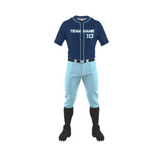Camiseta de Béisbol de Poliéster 100% de Alta Calidad OEM, Impresión Digital Personalizada, Transpirable, de Secado Rápido, Uniforme de Béisbol Unisex - Product Image 4