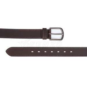 Ceinture en cuir durable avec boucle en acier, style décontracté, ajustement confortable et réglable pour le travail, le bureau et le quotidien - Product Image 5