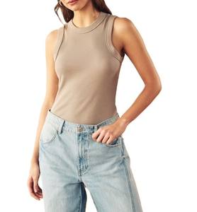 Top vente nouveau Design femmes vêtements de Yoga respirant débardeur décontracté été femmes sans manches débardeur confortable gilet - Product Image 1