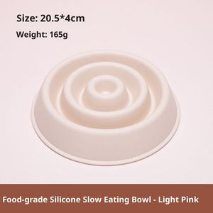 Gamelle anti-étouffement et anti-renversement portable pour chats et chiens, à alimentation lente et anti-fuite - Product Image 4