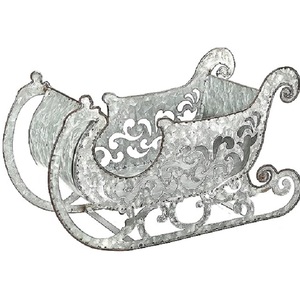 Premium Quality Metal With aching Work Sleigh <b>Chair</b> Christmas <b>Occasion</b> Decorative Vehicle Indoor Outdoor Standing Ornament - Product Image 1