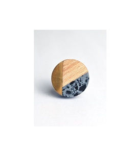 Perillas elegantes de resina de madera, perfectas para gabinetes modernos, que mejoran el atractivo de los muebles, estilo de decoración interior elegante, mejora del estilo. - Product Image 5