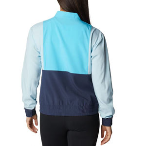 Chaqueta cortavientos de mujer personalizada al por mayor, cortavientos de punto impermeable de talla grande con características transpirables - Product Image 4