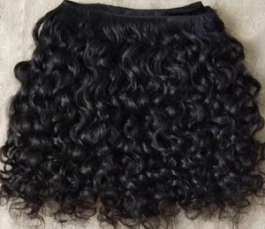 Extensions de cheveux bruts authentiques à donneur unique de temple indien Extensions de cheveux humains vierges Remy Soyeux naturels dessinés à un seul tirage - Product Image 4