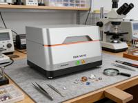 Espectrómetro XRF de Vacío de Sobremesa No Destructivo Aurispec EDX-V61G Analizador de Gemas con Detector Amptek SDD y Cámara HD 4096 MCA