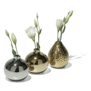 Florero de aluminio pulido Vintage hecho a mano, macetas decorativas de Metal hechas a mano para decoración de fiestas, bodas y eventos - Product Image 3