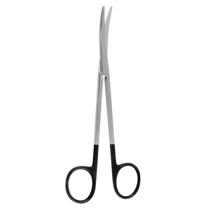 Ciseaux pour pansements personnalisés demi-noir 115mm lame incurvée vente en gros de ciseaux pour salle de chirurgie chirurgicale - Product Image 6