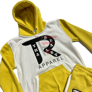Venta al por mayor personalizado Slim Fit entrenamiento Jogging traje deportes hombres ropa deportiva chándal con capucha y Jogger conjunto ropa de calle - Product Image 2