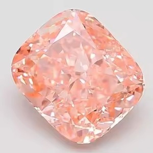 Pink Lab Fancy Vivid Pink Cojín Lab Creado Diamond Cojín Ascher Cut Fancy Shape Diamantes sueltos Categoría - Product Image 1