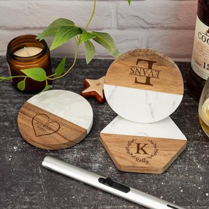 Dessous de verre ronds en résine avec feuille d'or et pigments, tampons de table décoratifs en pierre pour l'exportation, les commandes en gros et les ventes au détail en ligne - Product Image 5
