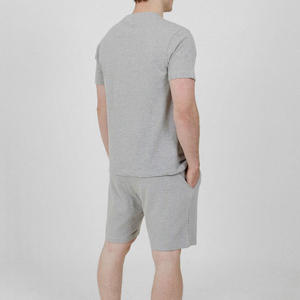 Conjunto de camiseta y pantalón corto personalizado y barato para hombre, tops y pantalones de manga corta de verano, conjunto de moda informal transpirable para correr - Product Image 6