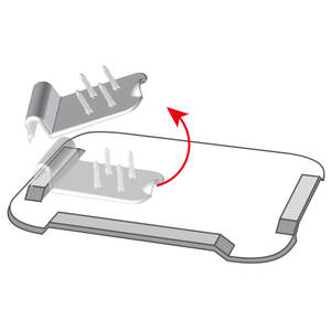 ORNAMIN Support de découpe en plastique à une main pour cuisine - Aide culinaire adaptative, accessoire de planche antidérapant, compatible lave-vaisselle - Product Image 4