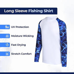 Maillot de pêche à manches longues à séchage rapide pour homme Design personnalisé Sublimation Protection UV Tshirt Respirant UPF 50 + - Product Image 5