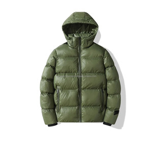 Custom Plus Size Customized Color <b>Bubble</b> <b>Coat</b> Men's Puffer Jacket Winter Bomber Unisex Breathable Front Logo Low Price - Product Image 6