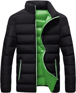 MOOVA TEXTILOES 2025 Veste matelassée légère pour homme de qualité supérieure avec col montant et fermeture éclair Veste d'hiver en duvet matelassée coupe-vent - Product Image 6