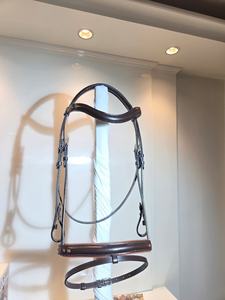 Brida y rienda de caballo de cuero de exportación global MH de calidad superior con logotipo personalizado OEM ODM disponible - Product Image 2