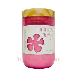 เทียนหอมดอกชบาทำมือจากขี้ผึ้งถั่วเหลือง สำหรับตกแต่งบ้าน - Product Image 2
