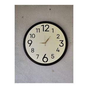 50cm <b>Silent</b> Wall <b>Clock</b> Simple Wooden Walnut Furniture Color Elegant Number Gift - Product Image 5