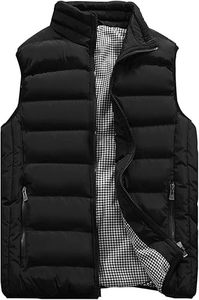 Gilet matelassé décontracté pour homme, col montant, veste d'extérieur - Product Image 3