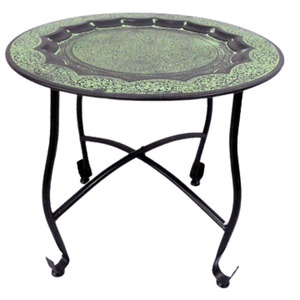 F55 Copper Plating Matt Black Pc Home Decoration Metal Moroccan <b>Table</b> Houseware Homeware Interior Indoor <b>Tables</b> Metal <b>Garden</b> - Product Image 3