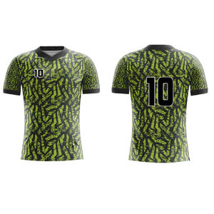 Camiseta de fútbol de diseño personalizado de alta calidad en material de poliéster de MOQ bajo, ropa de Equipo de moda, camiseta de fútbol de práctica para equipo - Product Image 1