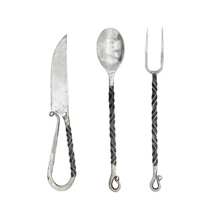 Juego de cubiertos de metal de diseño antiguo hechos a mano, cubiertos ecológicos con calidad duradera, nueva llegada, calidad fabulosa - Product Image 6