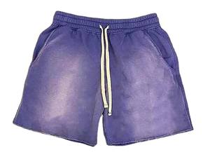 Short de sueur lavé à l'acide à séchage rapide pour hommes de haute qualité respirant taille élastique toile fabriquée en usine meilleur prix Style High Street - Product Image 2
