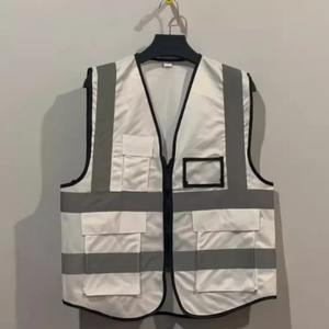 Chaleco reflectante de seguridad de alta visibilidad con logotipo personalizado, uniforme de taller multibolsillo con tiras reflectantes, chalecos de trabajo al aire libre - Product Image 1