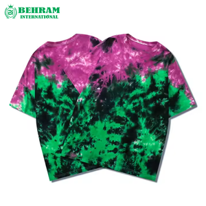 High Quality Wholesale Customized Logo O Neck Regular Fit Cotton/Bamboo Breathable Eco-Friendly Men's T-Shirt Behram - Product Image 2