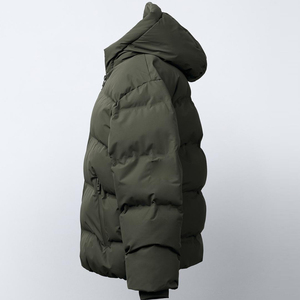 Veste matelassée pour garçons, légère, isolée thermiquement, avec manches longues, col à capuche, prix de gros, service OEM - Product Image 2