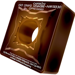 ISO SNMG 120408E-NMRT8430 D. 5.16mm Inserto de Torneado Indexable con Recubrimiento PVD, Paquete de 10 para Corte y Conformado de Metales - Product Image 2