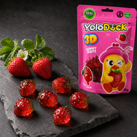 Yoloduck Groothandel Premium Echt Fruit Sap Sappige Centrale Vulling Overvloedige Smaak Schattig Eendjes Design Fruit Gummies