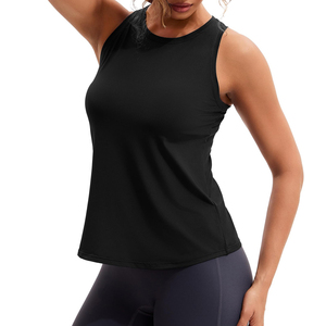 Camiseta sin mangas para mujer con color sólido único, ajuste regular y cuello redondo, ideal para días de playa o ambiente relajado, servicio al por mayor - Product Image 4