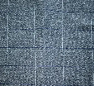 100% yün balıksırtı çift taraflı yünlü Polyester kumaş 820g sonbahar ve kış erkekler ve kadınlar ekose ceket blazer kumaş