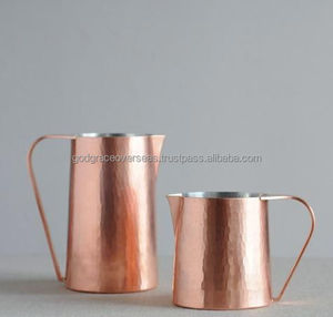Accesorios para Bar, taza de café martillada de acero inoxidable, taza de Metal con asa para té, jugo, cerveza, uso con asa - Product Image 5