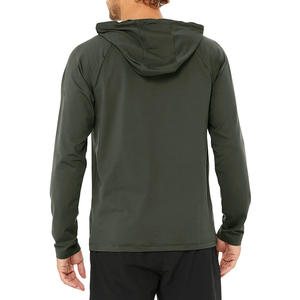 Sweat-shirt à capuche en coton 100% lourd, lavé, pour l'automne, avec logo et design personnalisés, écologique, respirant, pour homme, vente en gros - Product Image 6