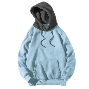 Sweat-shirts à capuche unisexes en polyester/coton brodés, zippés, pour l'hiver, en molleton épais, délavé, teint uni, vente en gros, personnalisables - Product Image 6