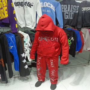 ชุดวอร์มผู้ชายคุณภาพสูง ผ้าฝ้าย 100% ระบายอากาศได้ดี เป็นมิตรกับสิ่งแวดล้อม ดีไซน์ทันสมัย รับปักโลโก้ตามสั่ง ไซส์ใหญ่ แห้งเร็ว - Product Image 1