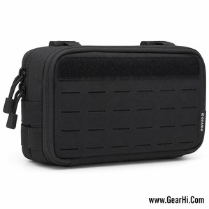 Laser Cut 1000D Nylon Utility Pouch Horizontal <b>MOLLE</b> <b>Attachment</b> Vertical Admin Pouch Tear-Away Drop Design-Logo/OEM/ODM Brand - Product Image 1