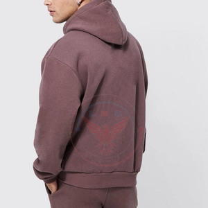 Último Estilo, Nueva Llegada, Conjuntos Deportivos Casuales de Invierno para Hombre, con Capucha, Color Sólido, Estilo Distressed, Hechos de Algodón, Transpirables y Ligeros, Venta al Por Mayor - Product Image 4