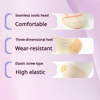 Chaussettes de fitness respirantes pour femmes avec bande de soutien de la voûte et zones de ventilation Logo personnalisé pour les entraînements quotidiens d'entraînement en salle de sport
