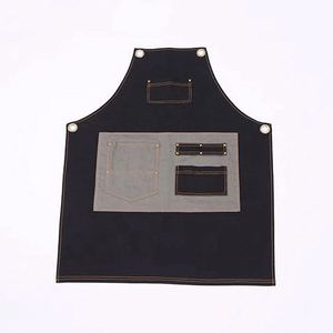 Delantal de cocina profesional de piel de vaca resistente al por mayor, fábrica de calidad superior, fabricación personalizable ajustable - Product Image 4