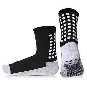 Calcetines de Fútbol para Adultos y Niños, Calcetines Deportivos Profesionales Largos hasta la Rodilla, con Rayas de Colores, Transpirables, para Fútbol y Voleibol - Product Image 1