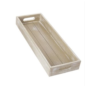 Plateau rectangulaire en bois personnalisable pour la maison et le mariage Matériel PC pour assiettes et plats - Product Image 6